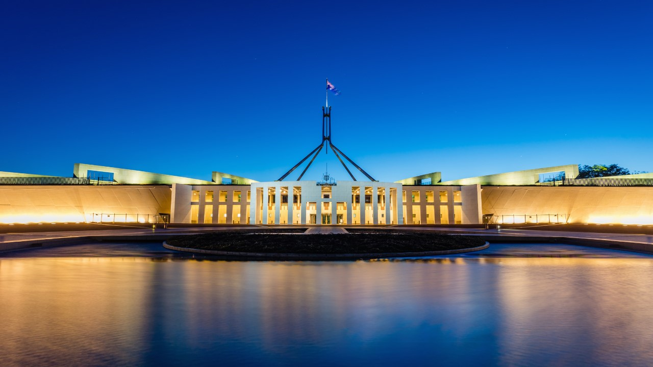 canberra's parliament house building