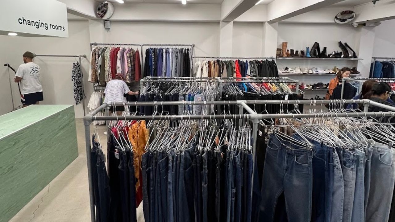 clothing rack in goodbyes