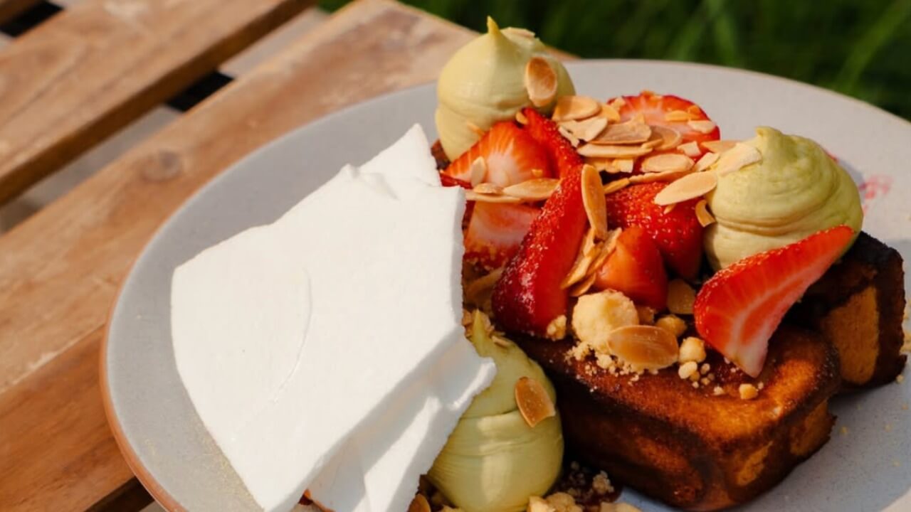 The Cupping Room's best selling french toast.