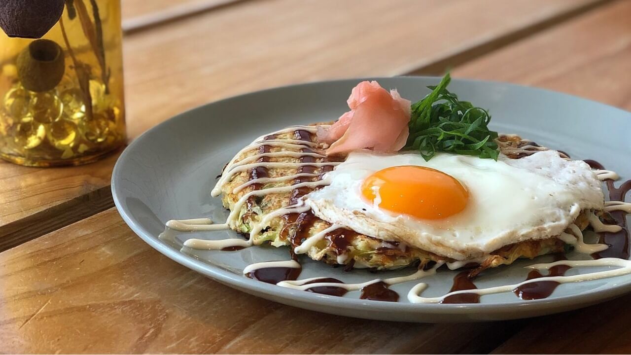 A picture of Okonomiyaki from Stand by Me.